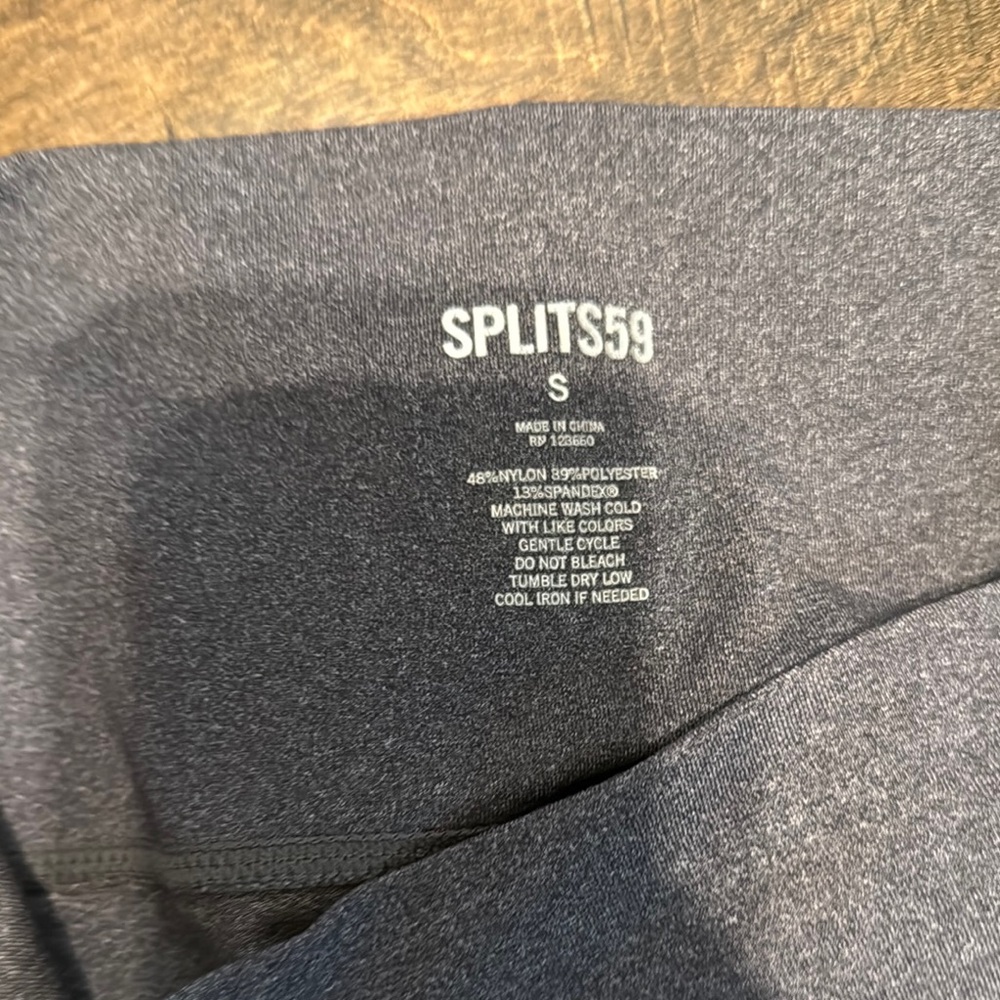 Charcoal Gray Athletic Leggings - 6S9 Marking - Picture 2 of 2